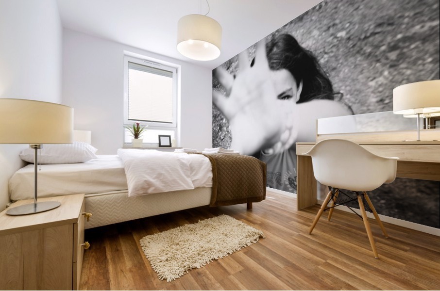 Bit too late Mural print