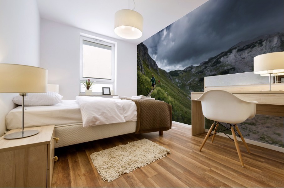 Mountain people  Mural print