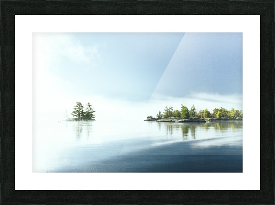 Blue water Picture Frame print