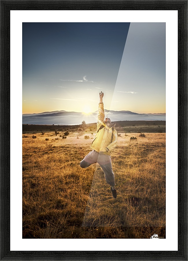Behind the adventure  Picture Frame print