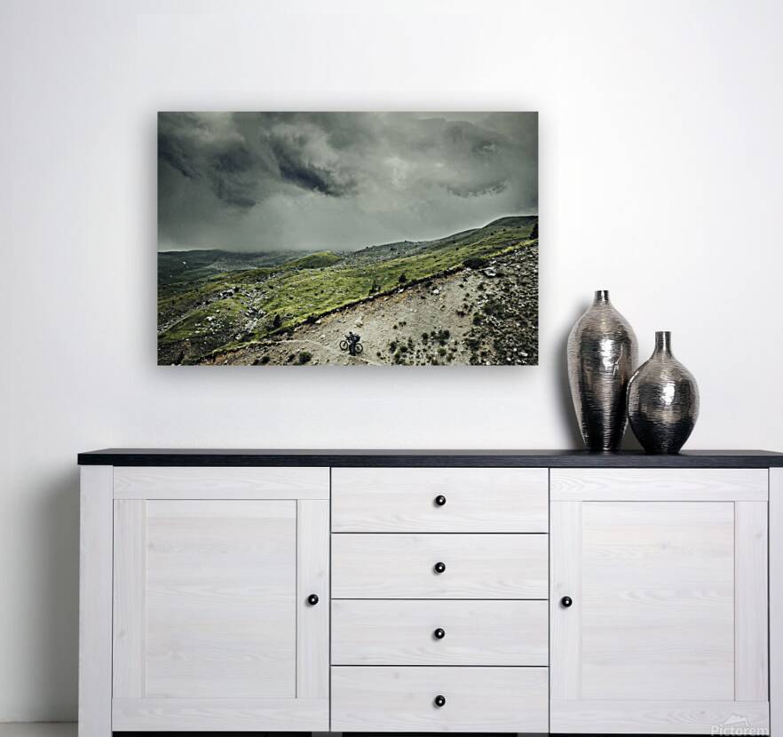 Mountain scene  Reproduction