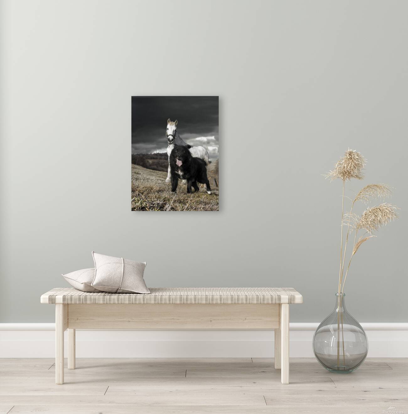 Black and white world Reproduction