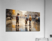 Rainy Day in London Acrylic Print
