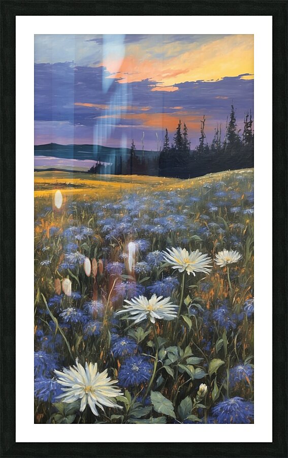 Shades of twilight soft and pale 14 Picture Frame Printing