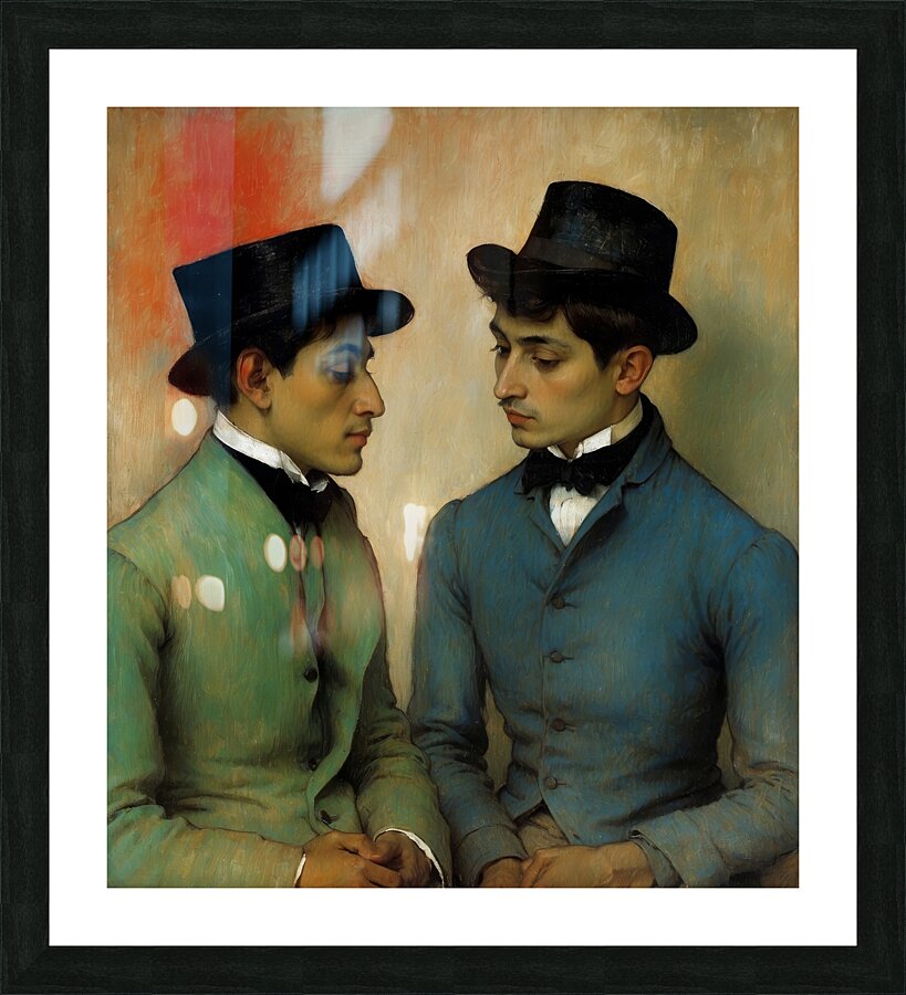 The Gentlemen Picture Frame Printing