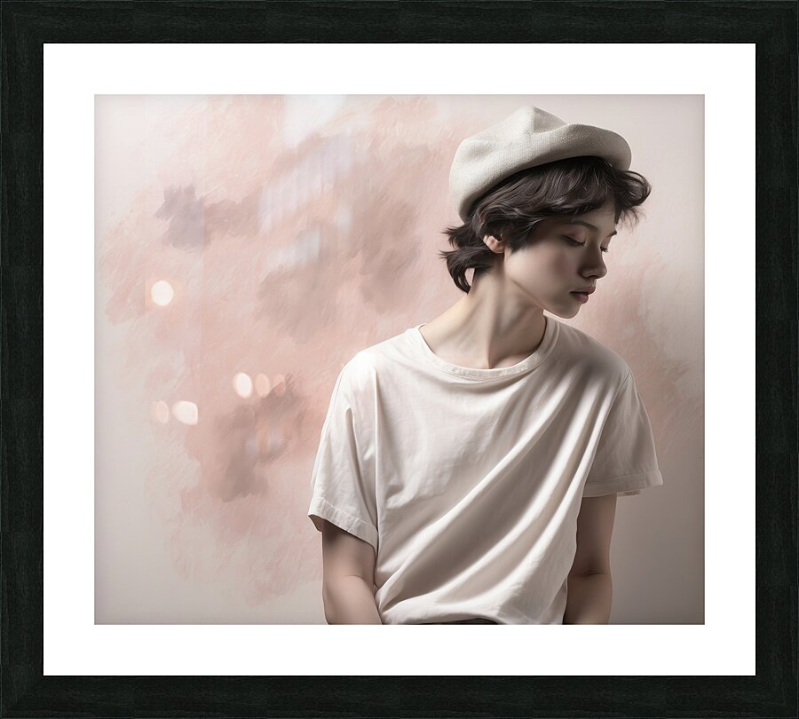 Pastel Pink  Picture Frame Printing