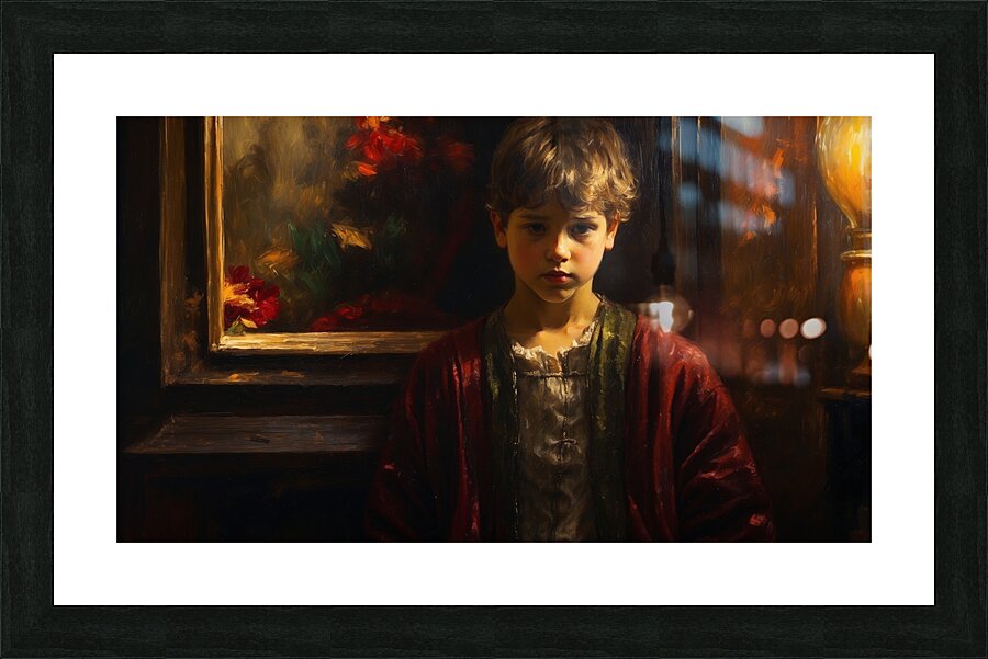 The Youthful Painter Picture Frame Printing