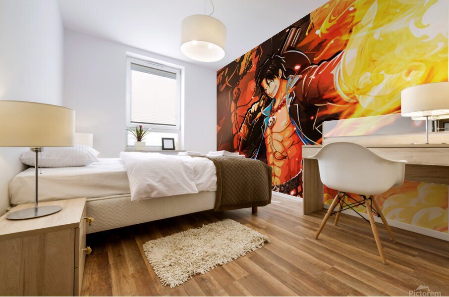 ace one piece Mural print