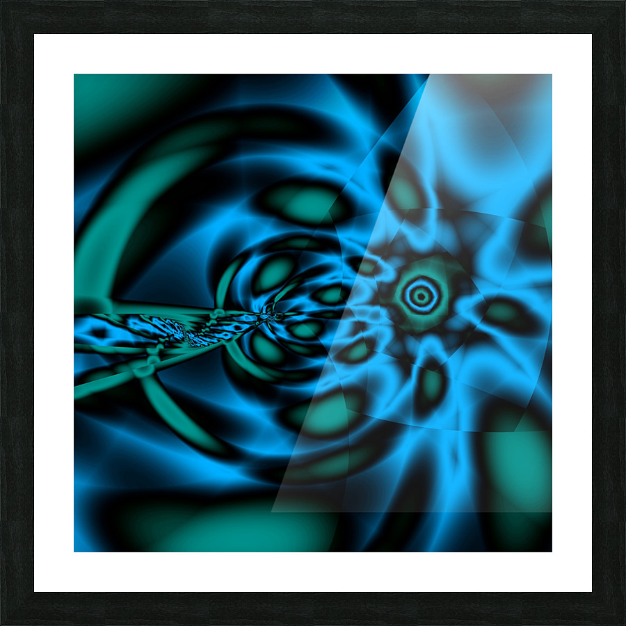 Wormhole approach Picture Frame print