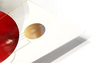  Fourth One: Soft Transitions in Red  HD Metal print