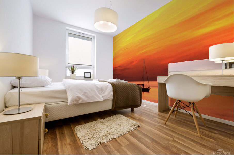 Gulf Coast Sunset  Mural print