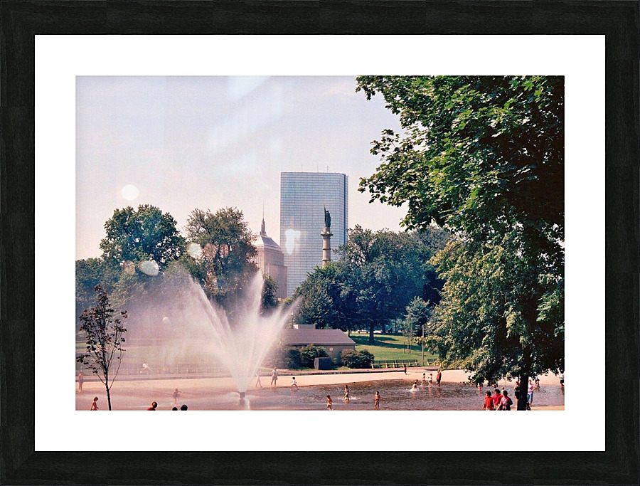Boston Common Frog Pond Picture Frame print