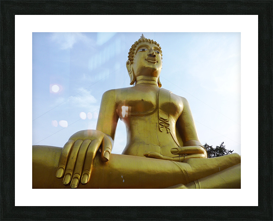 Big Buddha Temple Picture Frame print
