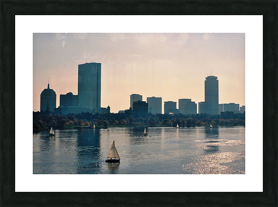 Boston 1980s Picture Frame print