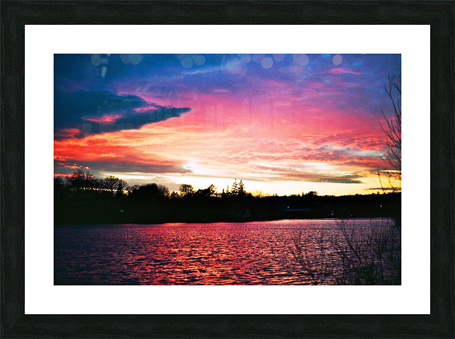 Sunset Picture Frame print