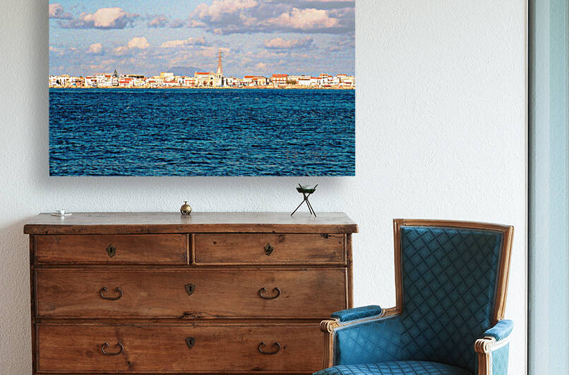 Straight of Messina Italy by Edward Levenson