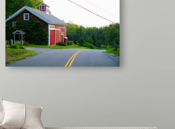 Red Barn House NH by Edward Levenson