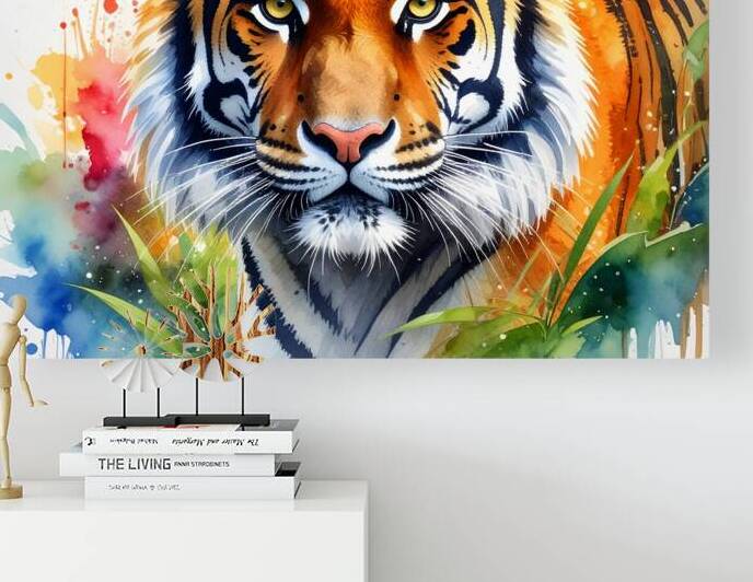 Tigre Dore – Puissance Sauvage et Elegance by Maty Dieye