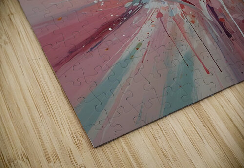 Romantic Abstract Heart Chic Art puzzle