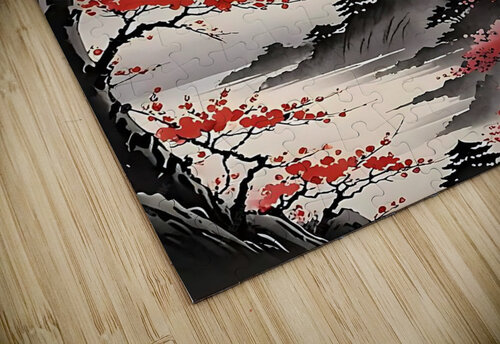 Mount Fuji Art Chic Art puzzle