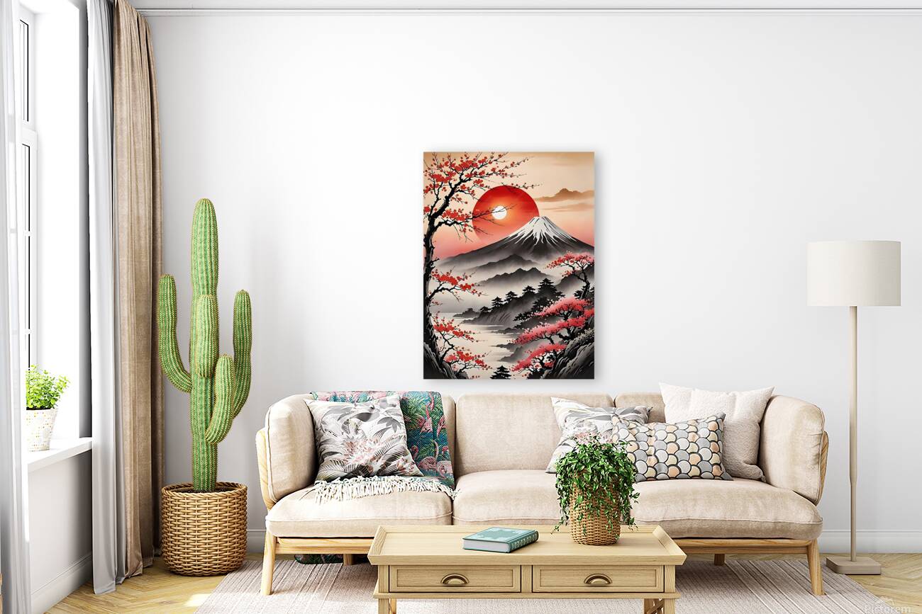 Mount Fuji Art Reproduction