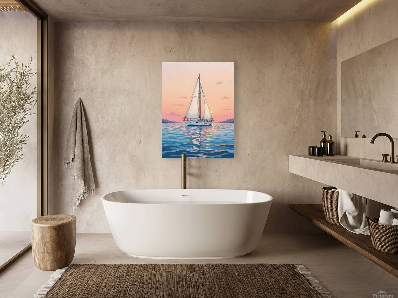  Coastal Ocean Decor Reproduction