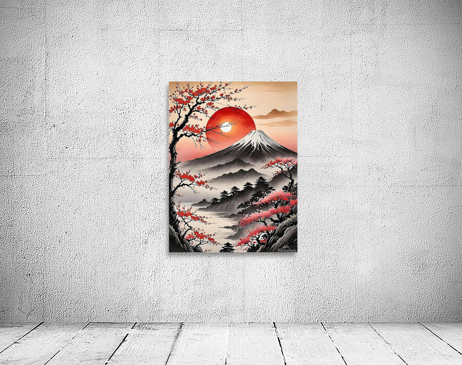 Mount Fuji Art Wall Preview