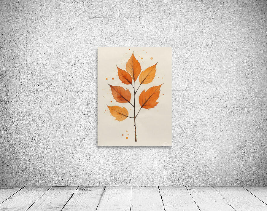 Fall Leaf Branch  Wall Preview
