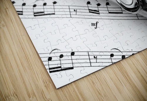 Flute and sheet music DELPHIMAGES puzzle
