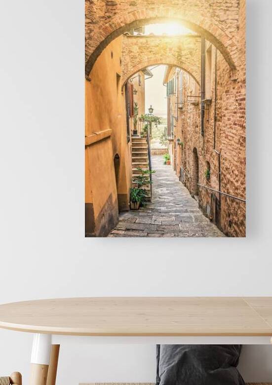 Village of Montepulciano Tuscany Italy by DELPHIMAGES