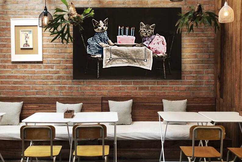 Vintage kittens birthday by DELPHIMAGES