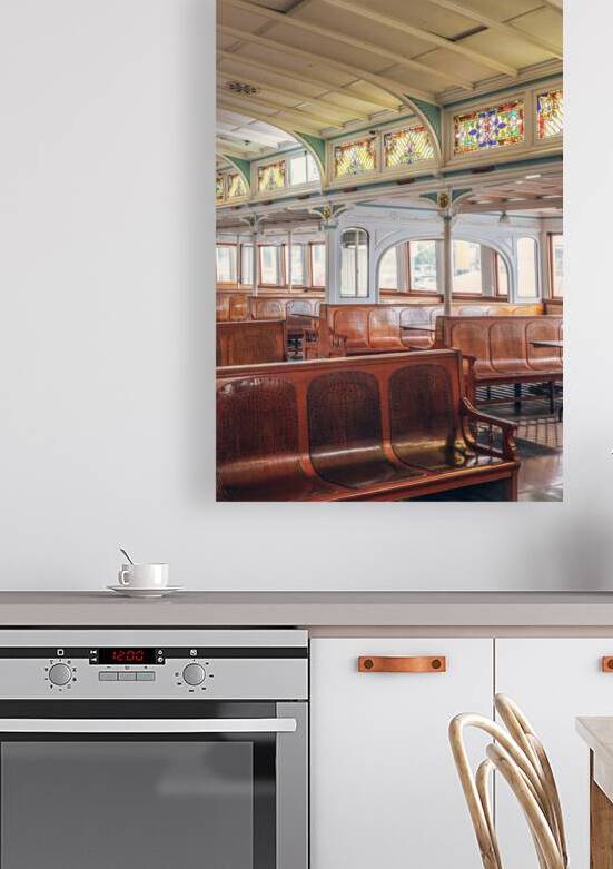 Inside the steam ferryboat Berkeley in San Diego by DELPHIMAGES
