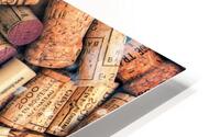 French wine corks collection HD Metal print