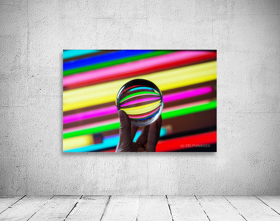 Crystal ball and neons Wall Preview