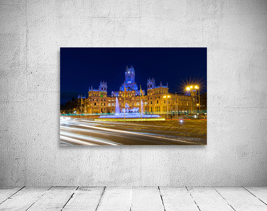 Madrid city hall at night Wall Preview