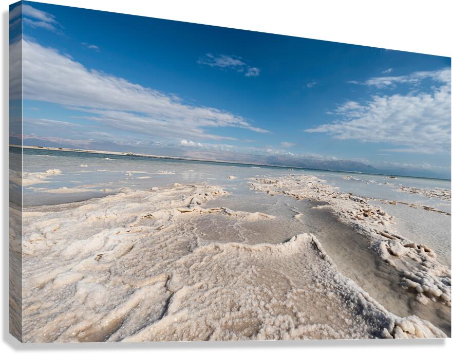 Salty Lake Canvas Print
