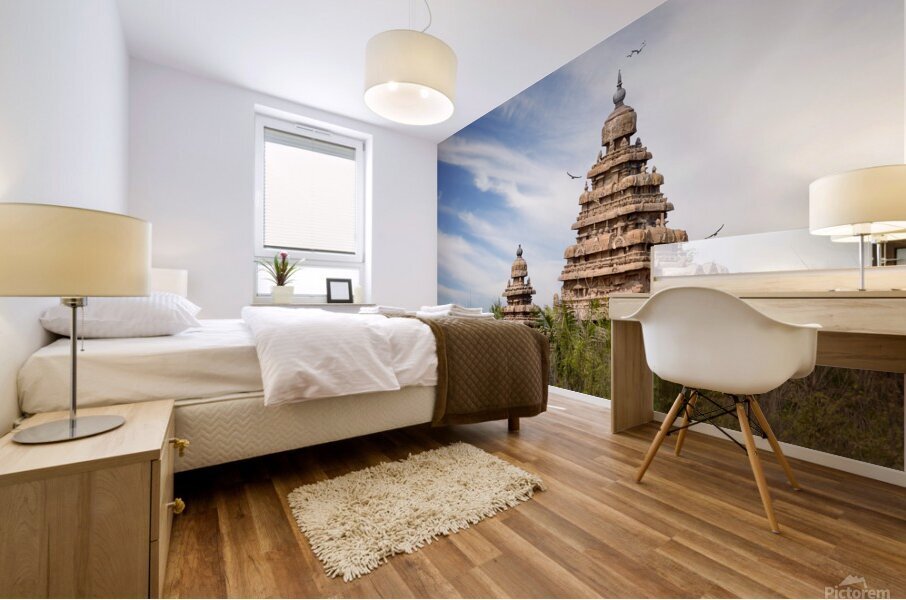 Seashore Temple Mural print