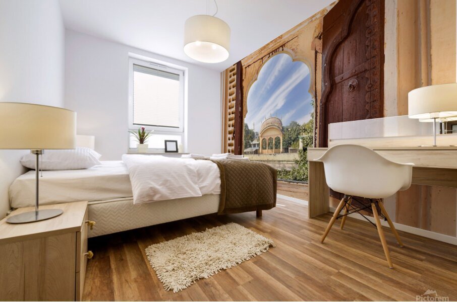 Through the Window Mural print