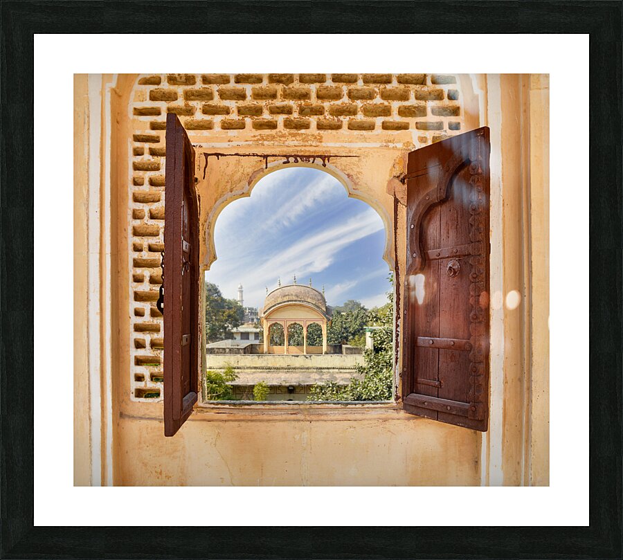 Through the Window Picture Frame print