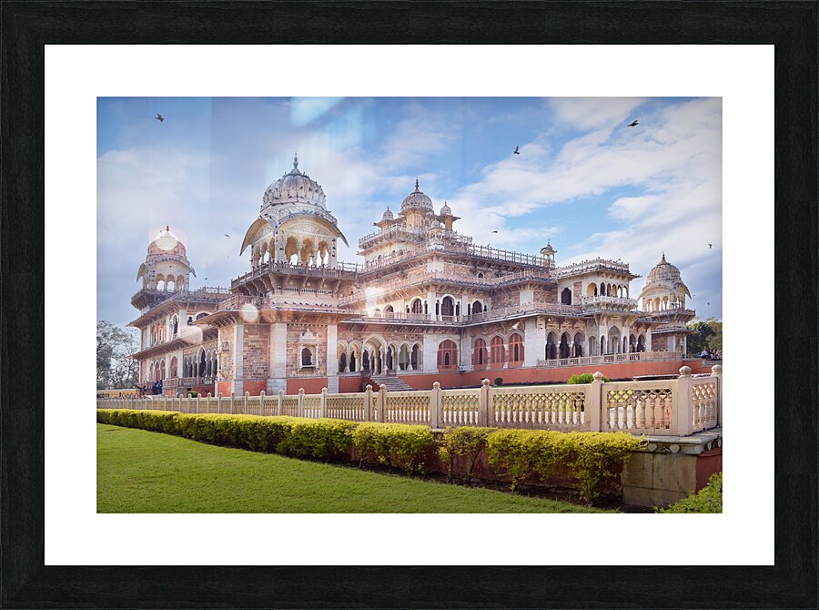 Pigeon Palace Picture Frame print