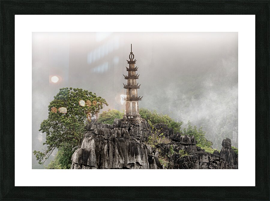 Mountain Pagoda Picture Frame print