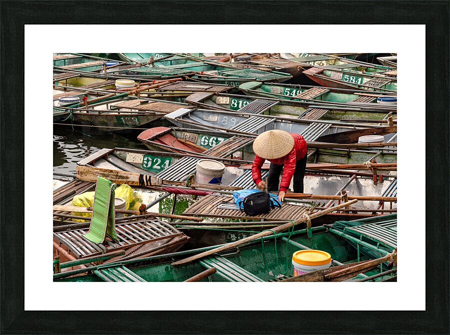 Fishing Boats Picture Frame print