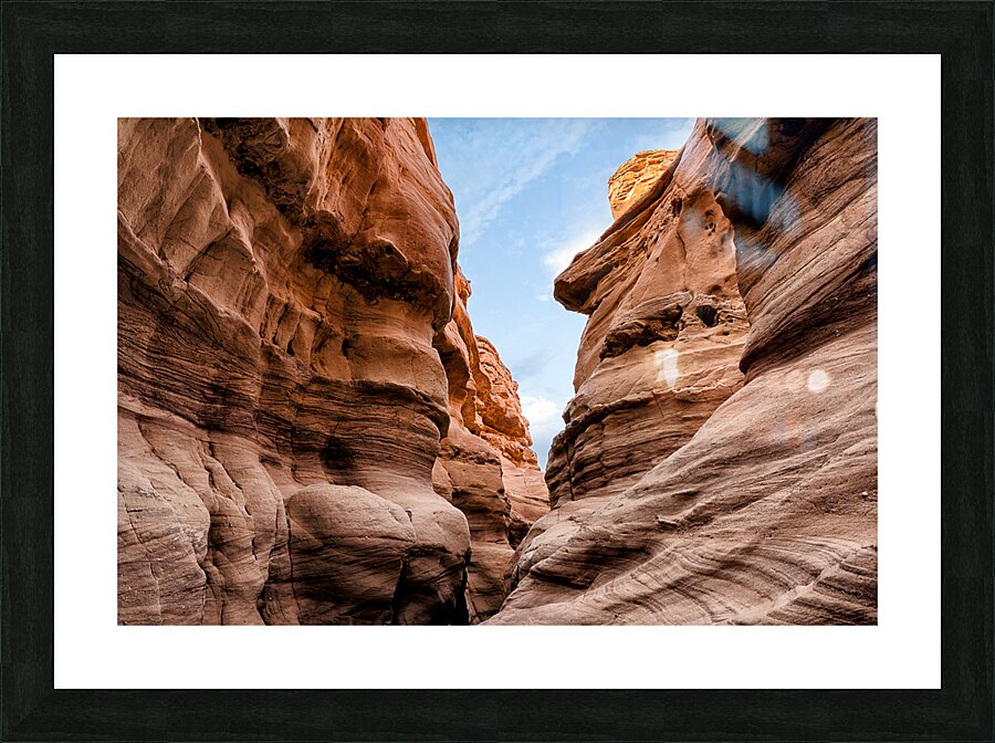 Inside a Canyon Picture Frame print