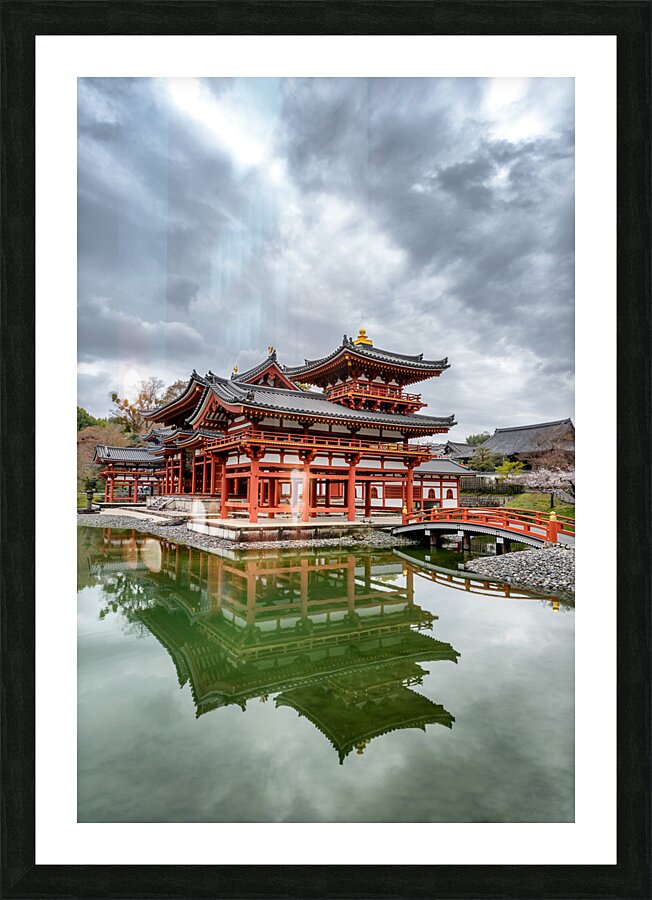 Temple in Uji Picture Frame print