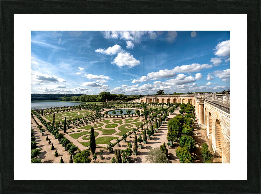 Royal Garden Picture Frame print