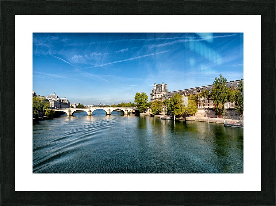 Seine River Picture Frame print