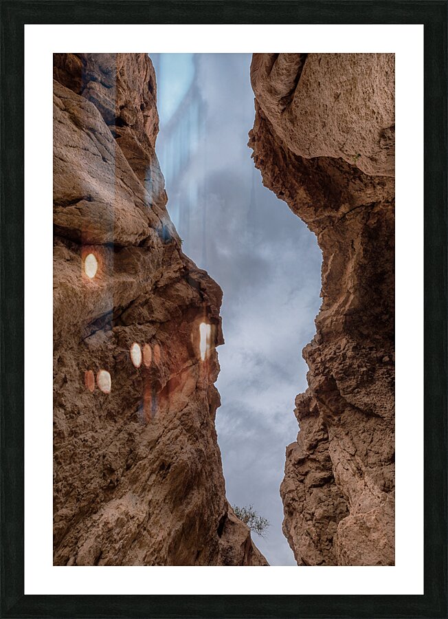 Between the Hills Picture Frame print