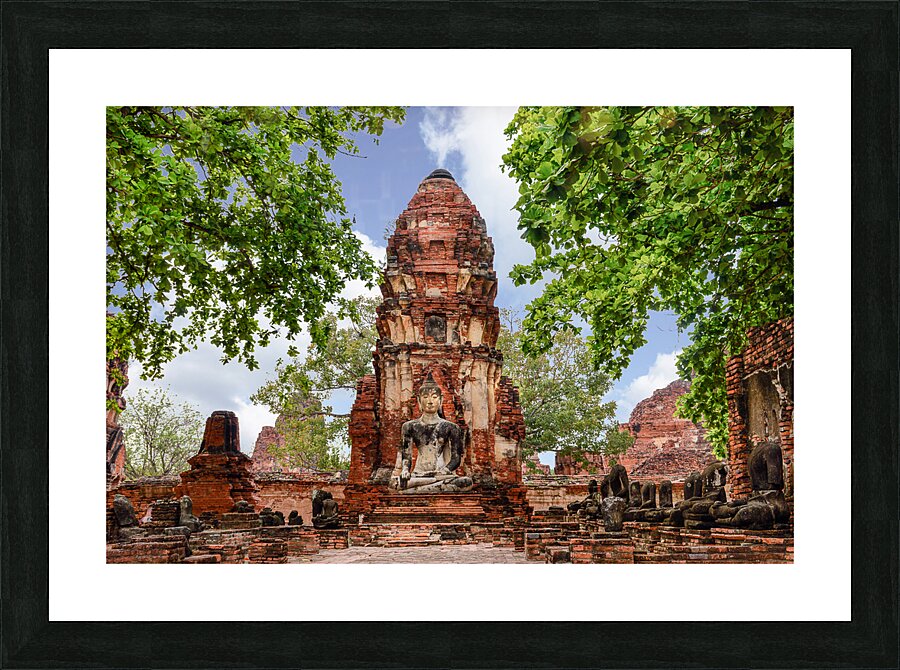 Ancient Temple Picture Frame print