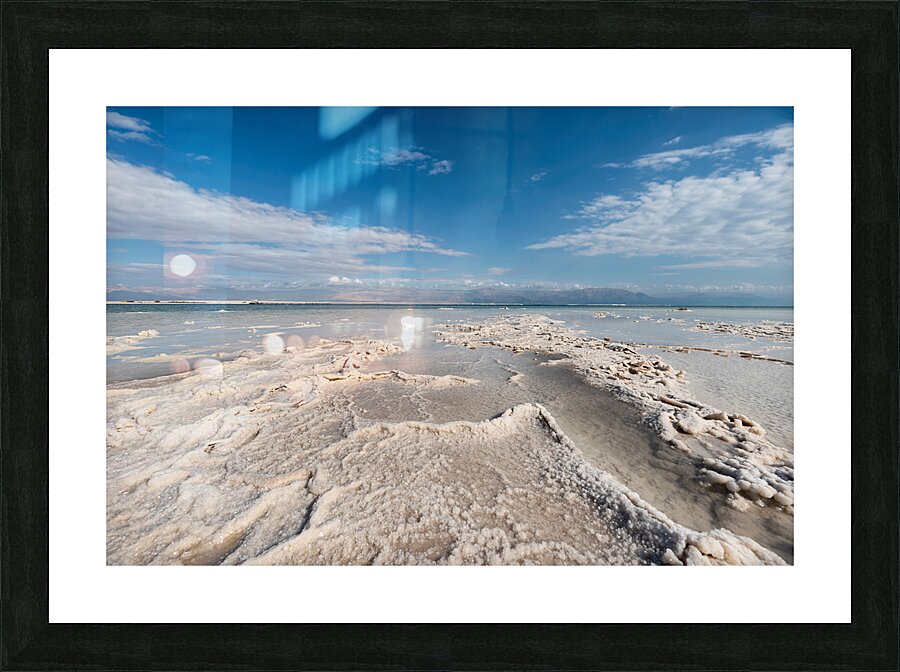 Salty Lake Picture Frame print