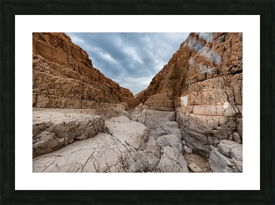 Two Tone Rock Picture Frame print